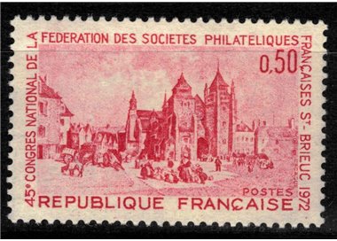 FRANCIA 1972 Società Filateliche Francesi MNH**