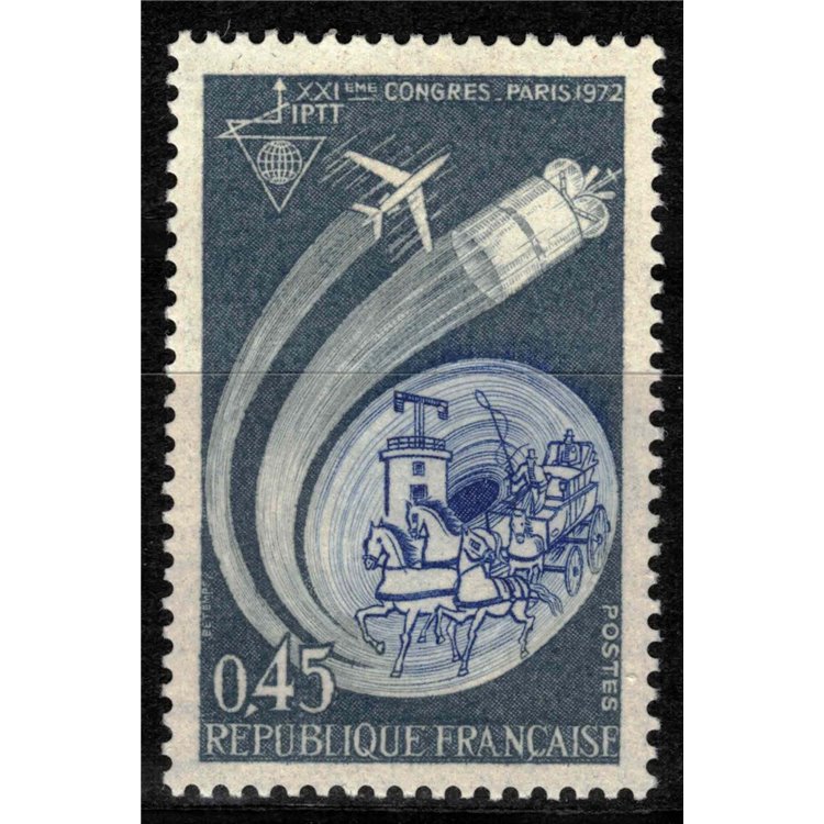 FRANCE 1972 World Congress of PTT MNH**