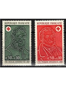 FRANCIA 1972 Pro Croce Rossa 2v MNH**