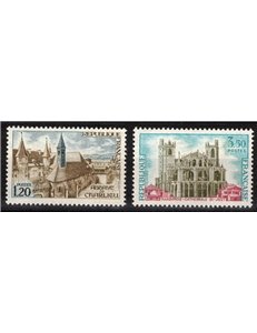 FRANCIA 1972 Serie turistica 2v MNH**
