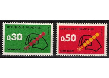 FRANCE 1972 Postal Code 2v MNH**