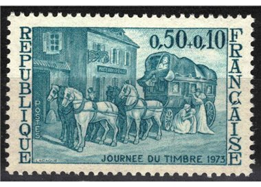 FRANCIA 1973 Giornata del francobollo MNH**