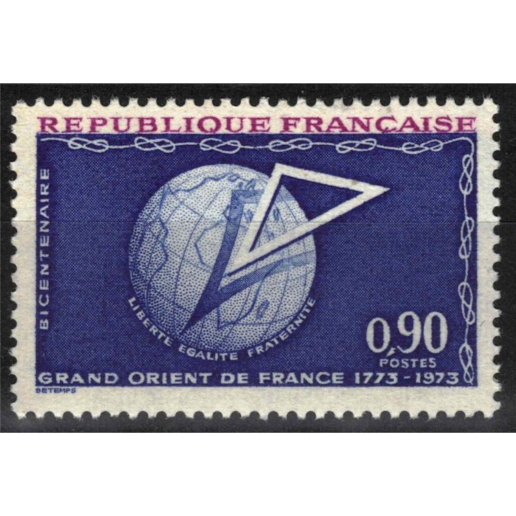 FRANCE 1973 Grand Orient of France MNH**