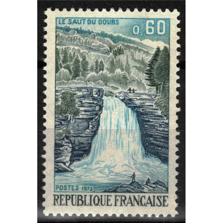 FRANCE 1973 Tourist series (waterfall) MNH**