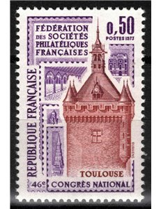 FRANCIA 1973 Società Filateliche Francesi MNH**