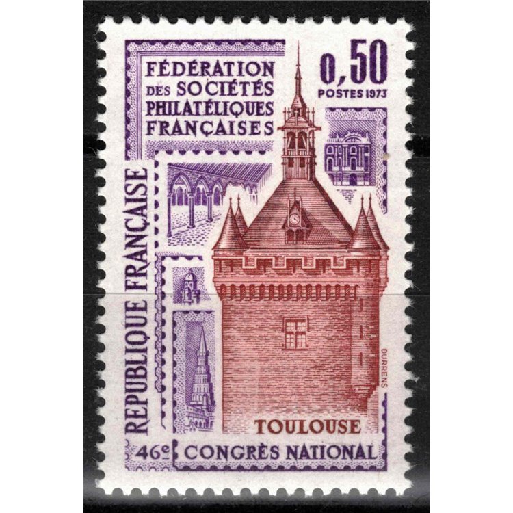 FRANCIA 1973 Società Filateliche Francesi MNH**