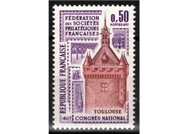 FRANCIA 1973 Società Filateliche Francesi MNH**