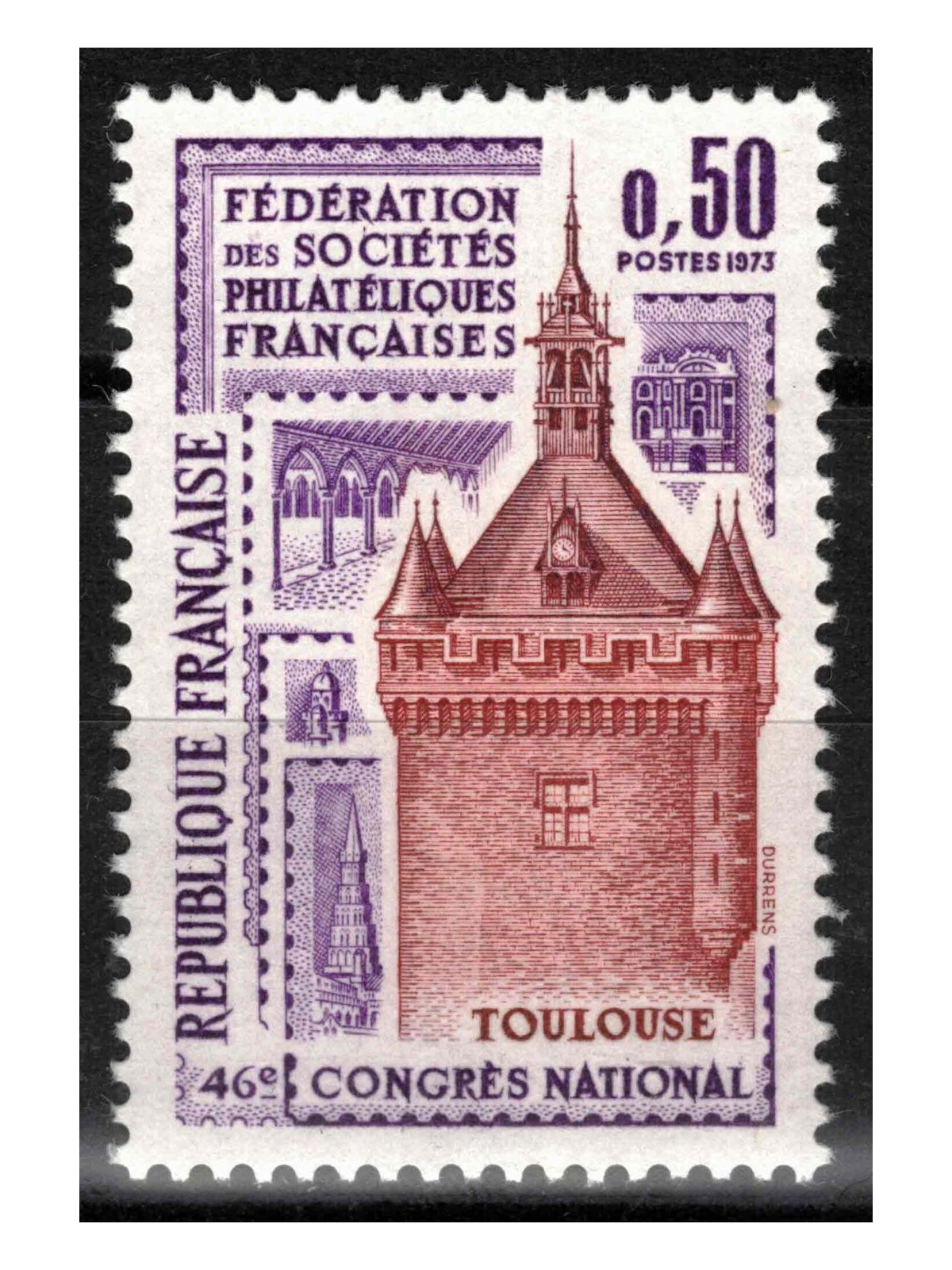 FRANCE 1973 French Philatelic Societies MNH**