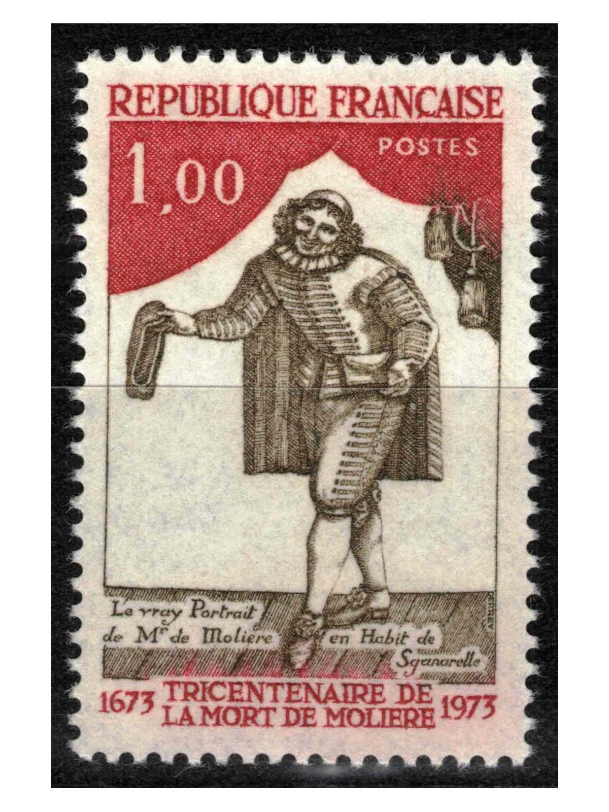FRANCIA 1973 Moliére MNH**