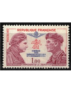 FRANCIA 1973 Eroi della Liberazione MNH**