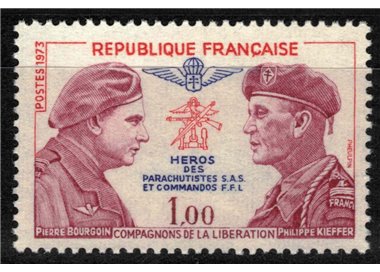 FRANCE 1973 Heroes of the Liberation MNH**