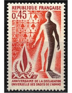 FRANCIA 1973 Diritti dell'uomo MNH**
