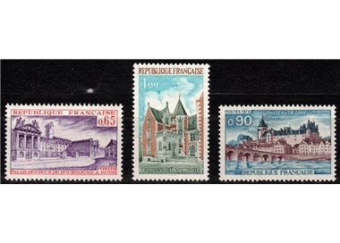 FRANCE 1973 Tourist series 3v MNH**