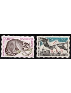 FRANCIA 1973 Protezione della natura 2v MNH**