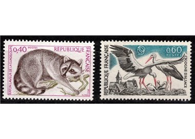 FRANCE 1973 Protection of Nature 2v MNH**