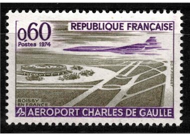 FRANCE 1974 Charles de Gaulle Airport MNH**