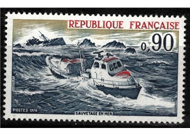 FRANCIA 1974 Salvataggio in mare MNH**