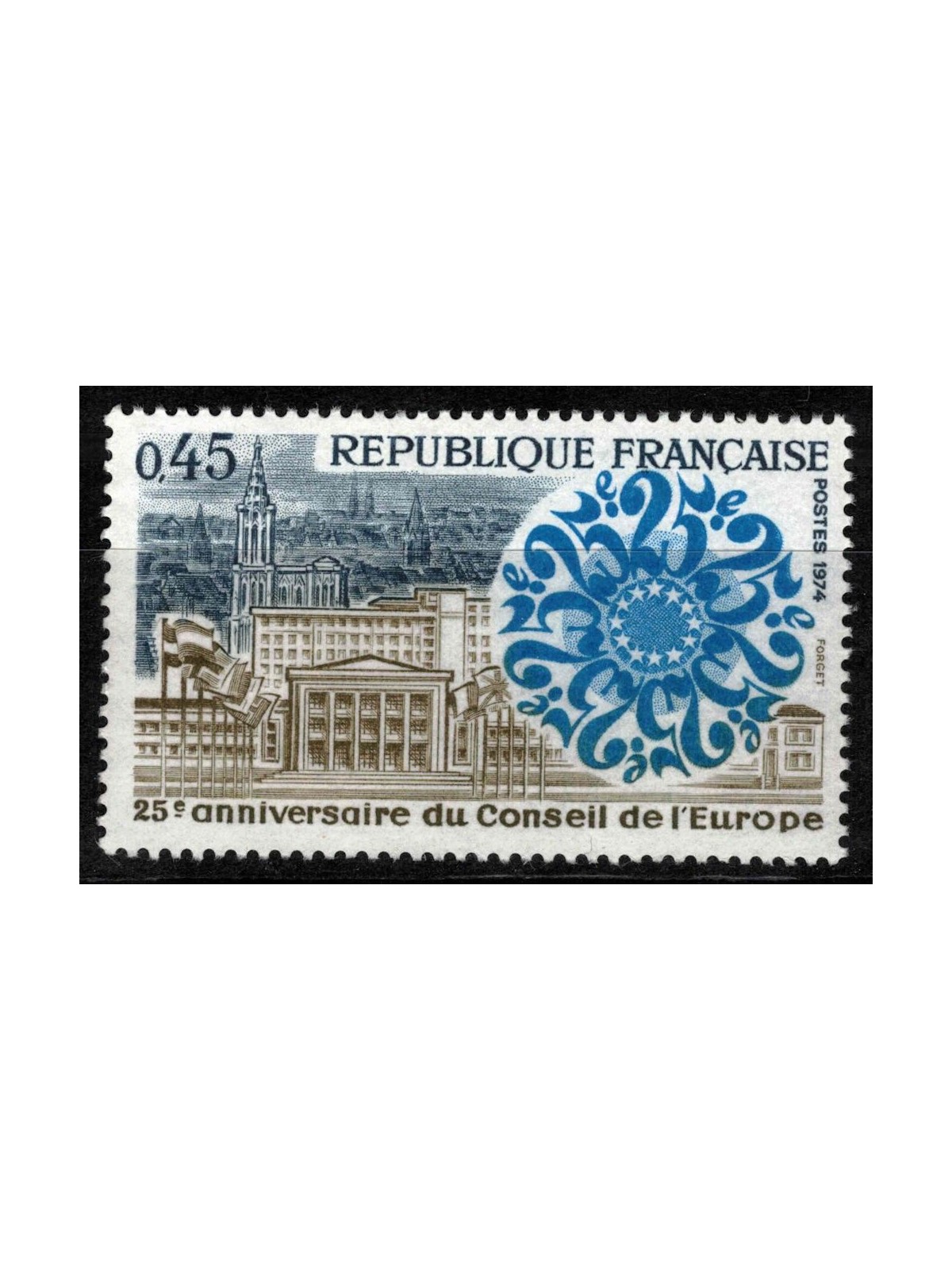 FRANCE 1974 Council of Europe MNH**