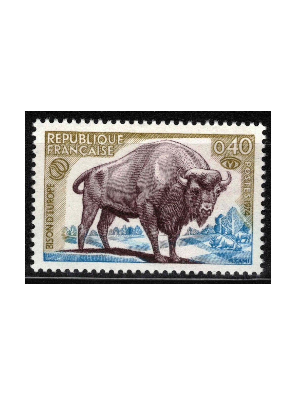 FRANCE 1974 Protection of Nature MNH**