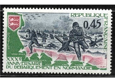 FRANCIA 1974 Sbarco in Normandia MNH**