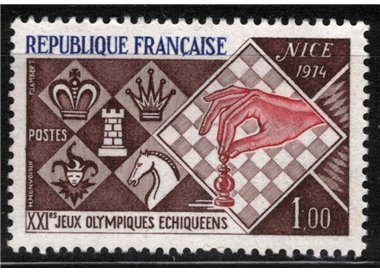 FRANCE 1974 Chess Olympiad MNH**