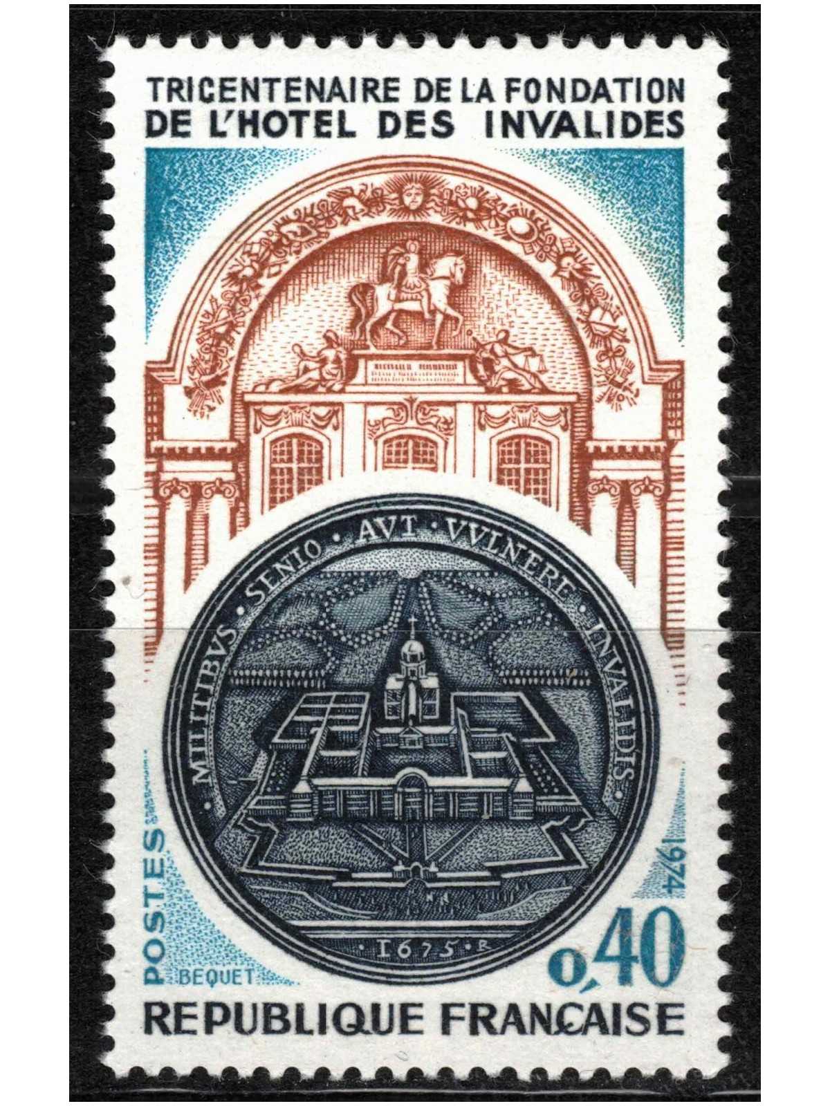 FRANCE 1974 Hôtel des Invalides MNH**