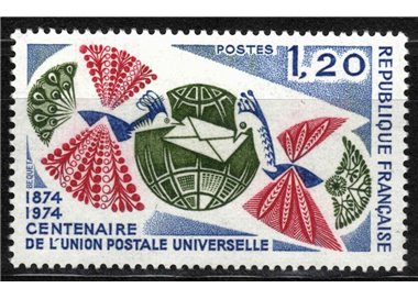 FRANCIA 1974 Unione Postale Universale MNH**