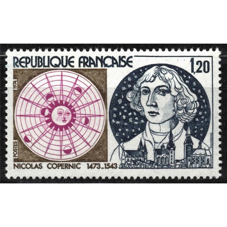FRANCIA 1974 Nicolò Copernico MNH**
