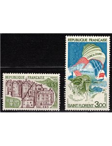 FRANCIA 1974 Serie turistica 2v MNH**