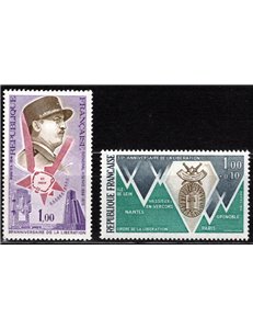 FRANCE 1974 Anniversary of the Liberation 2v MNH**