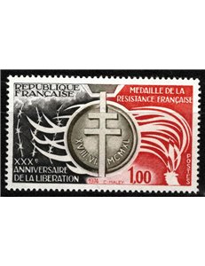 FRANCE 1974 Anniversary of the Liberation MNH**