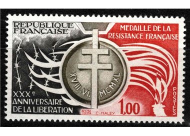 FRANCE 1974 Anniversary of the Liberation MNH**