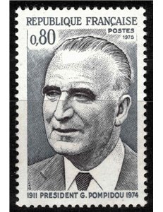 FRANCE 1975 Georges Pompidou MNH**