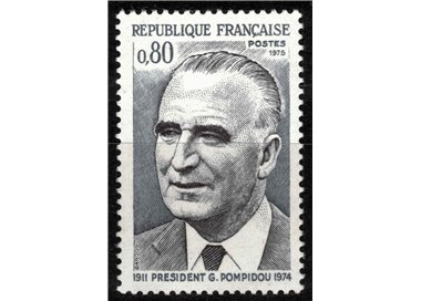 FRANCIA 1975 Georges Pompidou MNH**