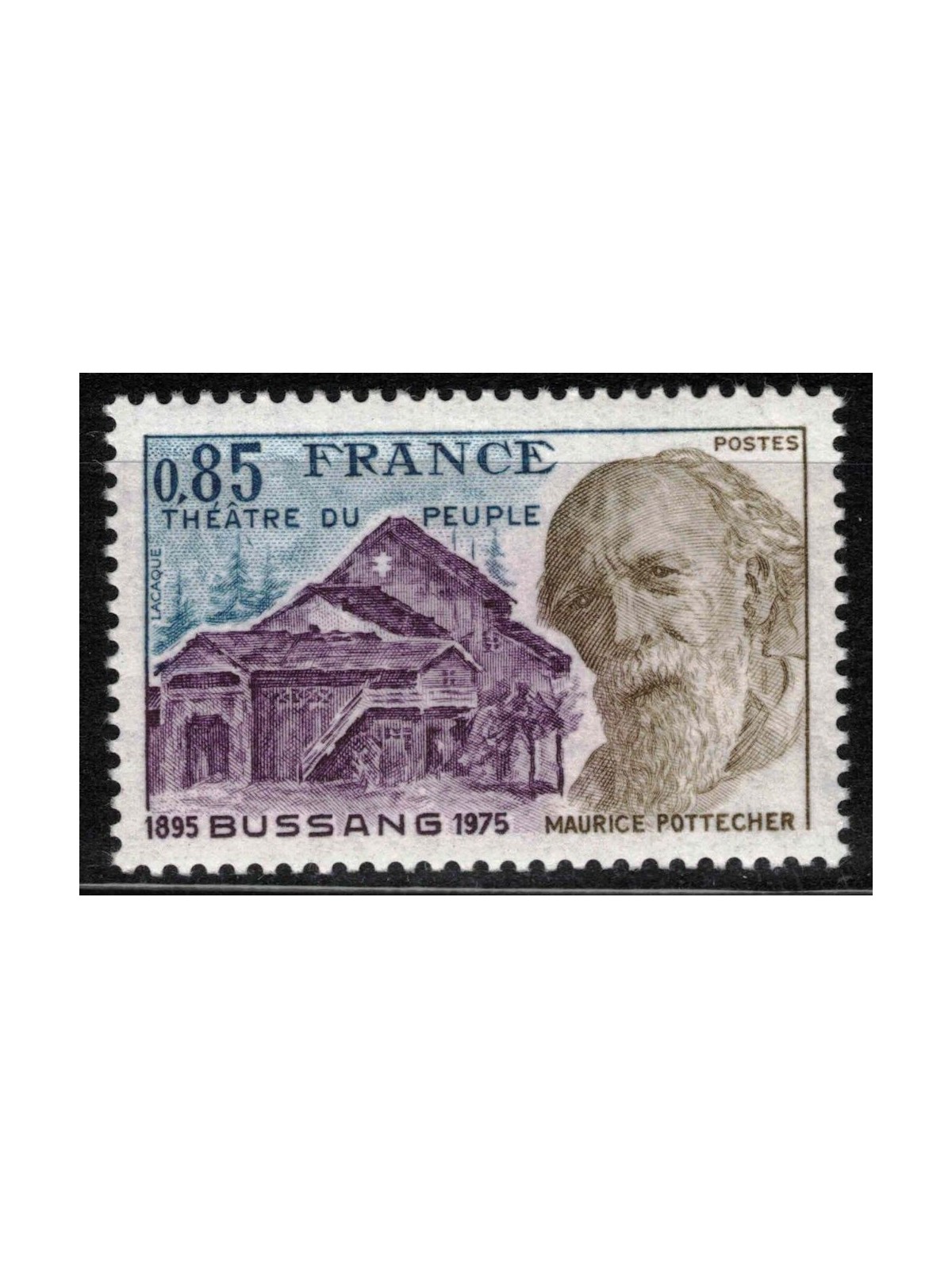 FRANCE 1975 Popular Theatre of Bussang MNH**