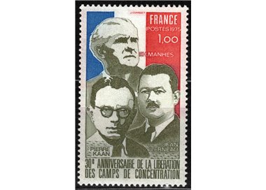 FRANCE 1975 Liberation from concentration camps MNH**