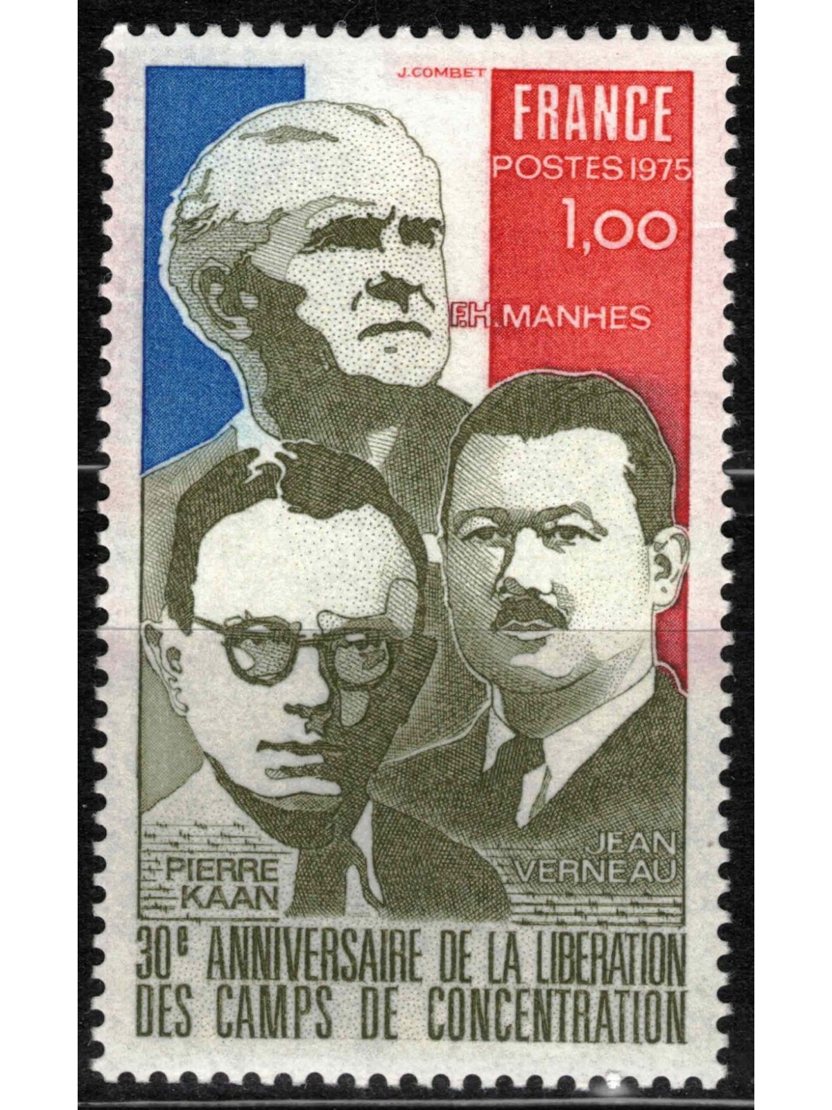 FRANCE 1975 Liberation from concentration camps MNH**