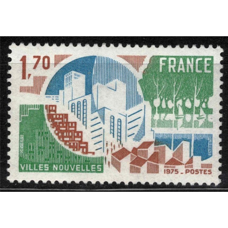 FRANCIA 1975 Piano di sviluppo MNH**