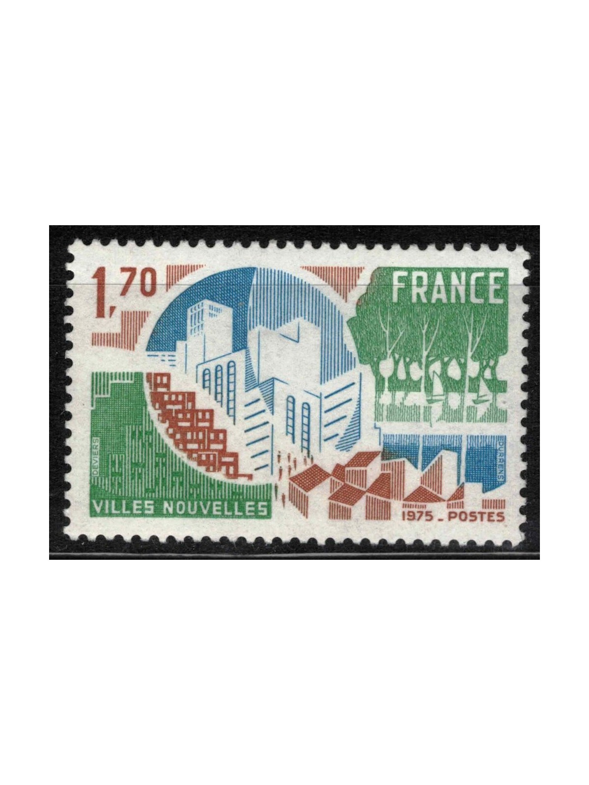 FRANCIA 1975 Piano di sviluppo MNH**