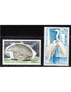 FRANCE 1974-75 Nature Protection 2v MNH**