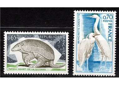 FRANCE 1974-75 Nature Protection 2v MNH**