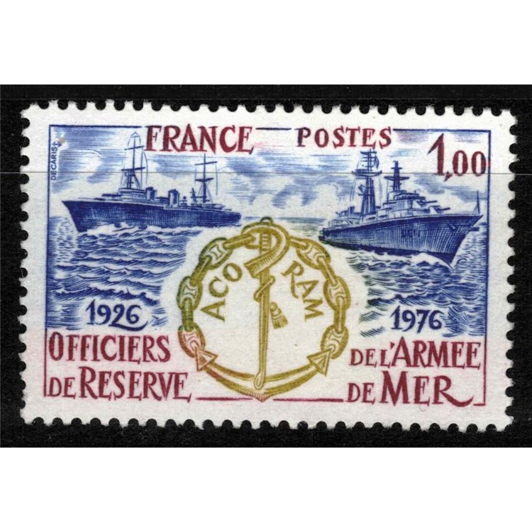 FRANCIA 1976 Ufficiali di Riserva della Marina MNH**