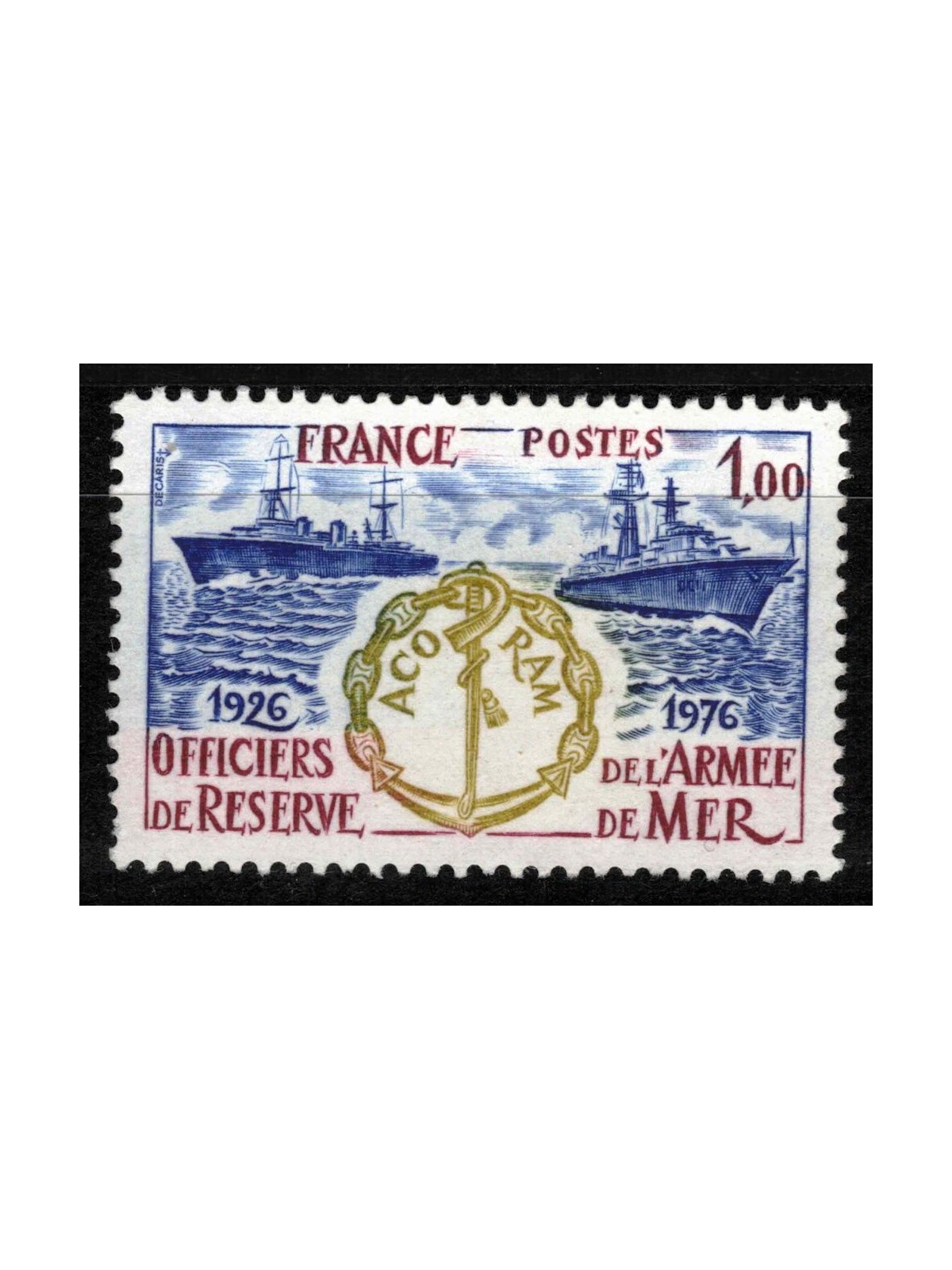 FRANCIA 1976 Ufficiali di Riserva della Marina MNH**