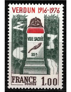 FRANCIA 1976 Battaglia di Verdun MNH**