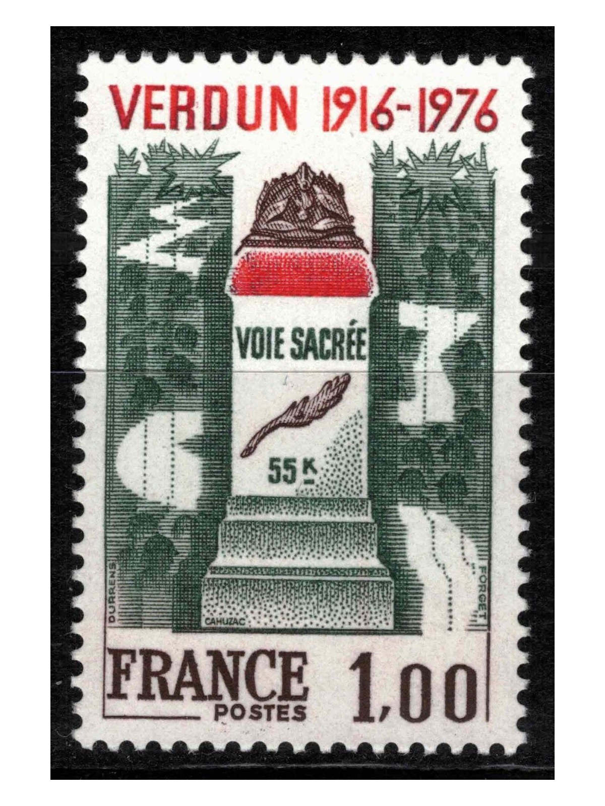 FRANCE 1976 Battle of Verdun MNH**