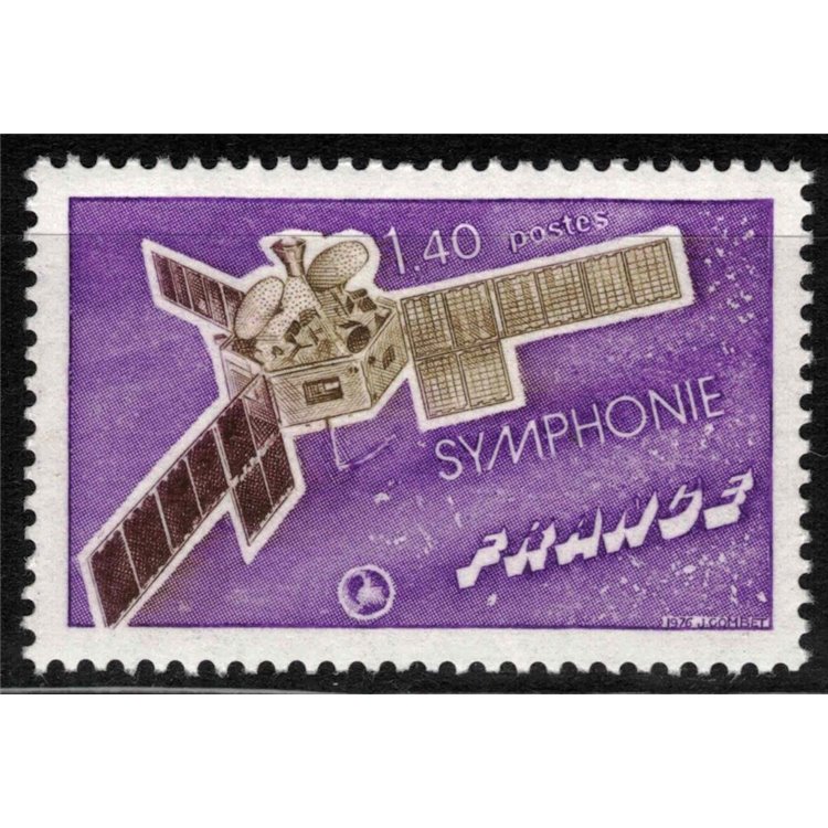 FRANCIA 1976 Satellite spaziale Symphonie MNH**