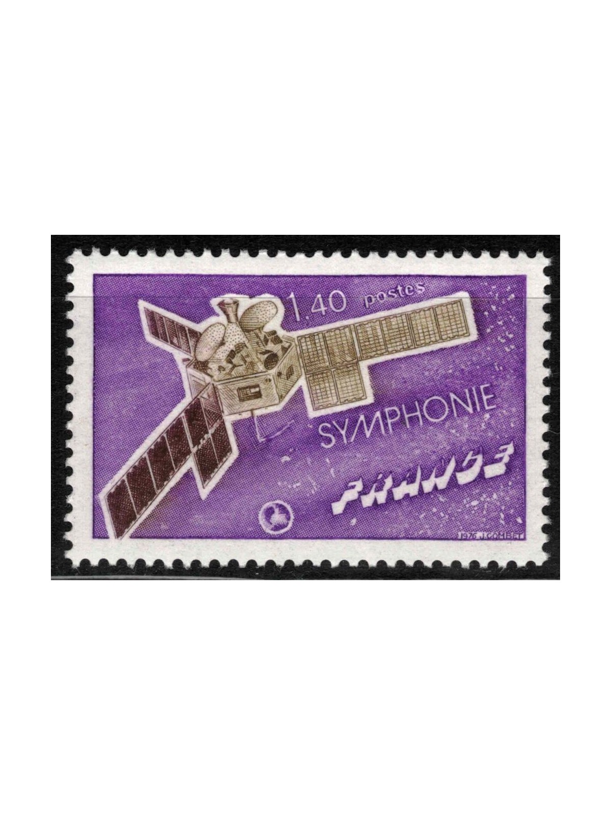 FRANCIA 1976 Satellite spaziale Symphonie MNH**