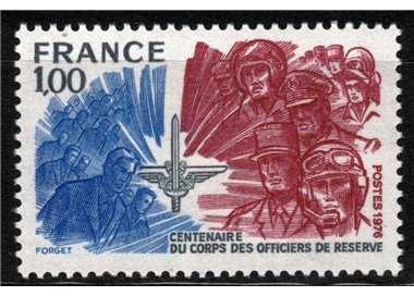 FRANCE 1976 Reserve Officers MNH**