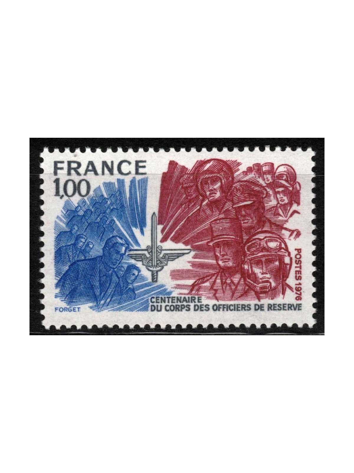 FRANCE 1976 Reserve Officers MNH**