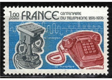 FRANCE 1976 Graham Bell Telephone MNH**